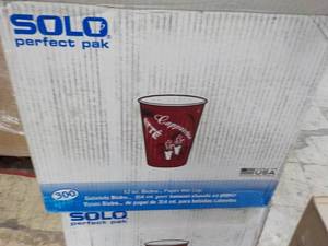 SOLO 300 Ct 12 oz Bistro Paper Hot ...