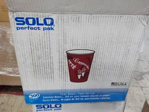 SOLO 300 Ct 12 oz Bistro Paper Hot ...