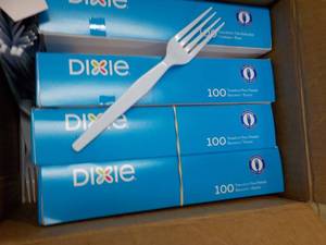 400 White Heavy Duty Forks...
