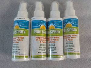 4 Spray Bottles Pain Spray...