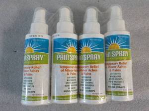 4 Spray Bottles Pain Spray...