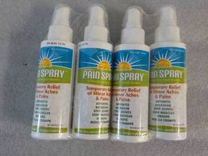 4 Spray Bottles Pain Spray...