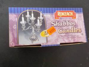 Box of 72 Rokeach Shabbos Candles...