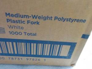 1000 Heavy Weight White Plastic For...