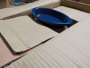 36 - 8 oz Cobalt Blue Casserole Dis...