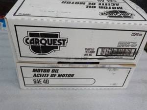 Case of 12qts CarQuest SAE40 Motor ...