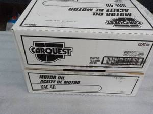 Case of 12qts CarQuest SAE40 Motor ...