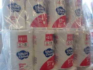48 Rolls White Cloud 3 ply Toilet P...