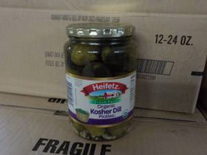 12 - 24 oz Jars Heifetz Organic Kos...