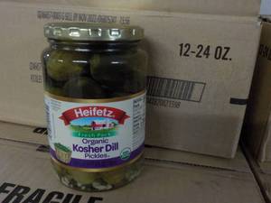 12 - 24 oz Jars Heifetz Organic Kos...