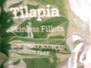 3 - 32 oz Frozen Pkgs Tilapia Skinl...