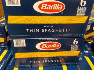 12 boxes Barilla Thin Spaghetti be...