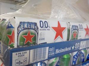 4 - 6 Packs Non Alcoholic Heineken...