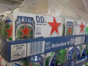 4 - 6 Packs Non Alcoholic Heineken...