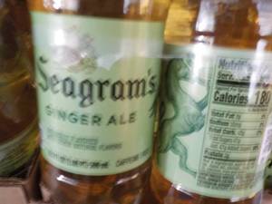 24 pack Seagrams Ginger Ale...