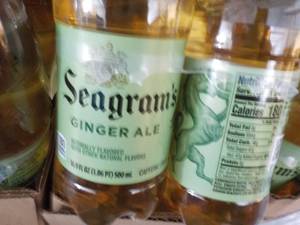 24 pack Seagrams Ginger Ale...