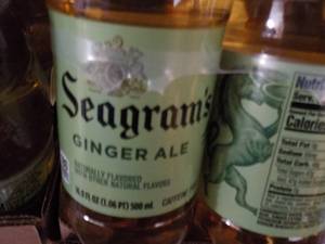 24 pack Seagrams Ginger Ale...