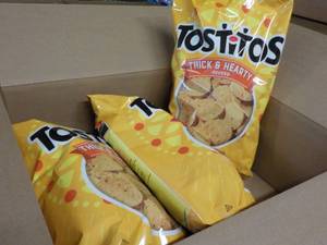 3 - 32 oz Bags Tostitos Rounds...