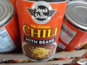Steak N Shake Chili with Beans...