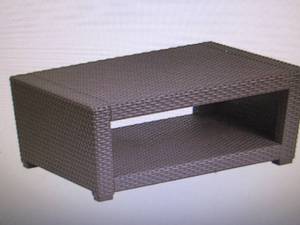 Flash Furniture Faux Rattan Patio C...