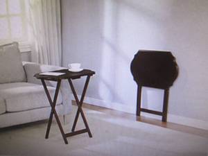 Linon Ledda Folding 2-Pc. TV Snack ...