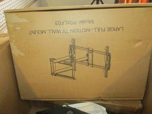 box of tv mounts and more ...