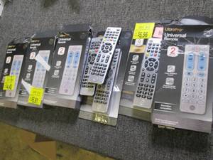 8 universal remotes ...