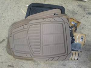 lot of car floor mats ...