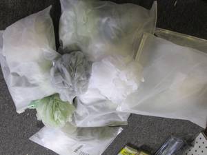 6 bags of 3 shower puffs ...