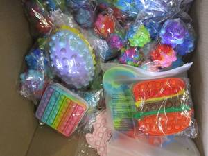 box of squeezable fidgets ...