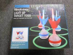 brookstone light up target toss ...