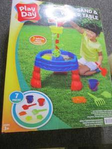 sand and water table ...