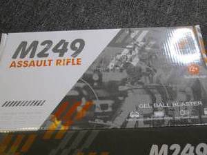 m249 assault rifle gel ball blaster...