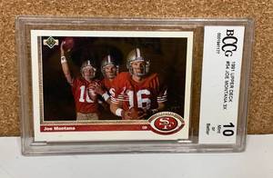 Joe Montana 1991 Football Card