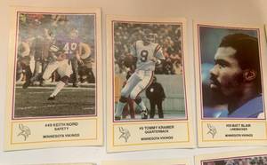1988 MN Vikings WCCO Football Cards