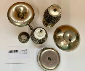 5 PCS Metal Display Set Candle