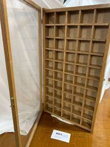 Wood Display shelf 50 squares