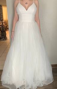 Lovely Off White Bridal Gown Sz 6