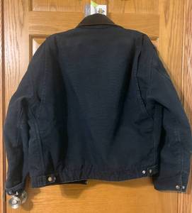 Black SZ L Carhartt Canvas Coat