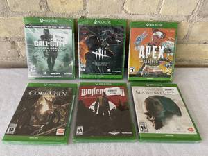 lot 27 image: Lot of 6 NEW XBox One Games