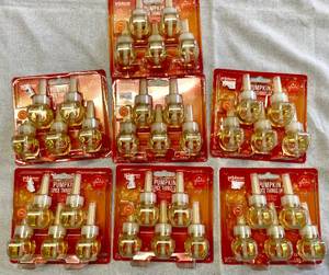 lot 59 image: Lot of Glade Plug-Ins Pumpkin Spice Scented Air Freshener Refills