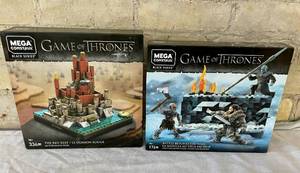 lot 29 image: 2 Game of Thrones Mega Construx Building Sets 