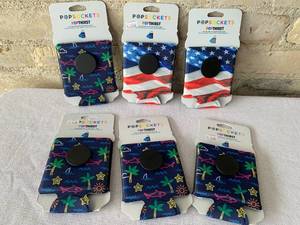 lot 121 image: Lot of 6 Popsocket Pop Thirst Can Coolers