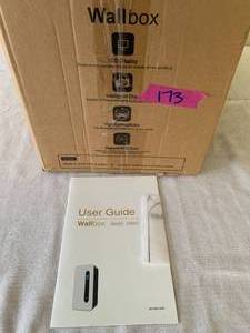 lot 173 image: Wallbox 32 amp 240 V Mounted Electric Car Charging Station