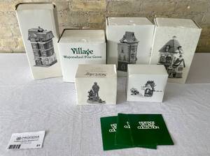 lot 91 image: LOT of Vintage Dept 56 Heritage Village Collection Figure Sets