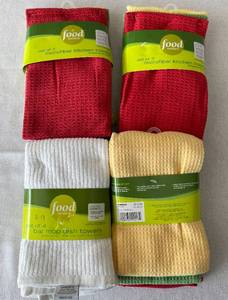 lot 97 image: Lot of Food Network Kitchen Towels.  New in packaging