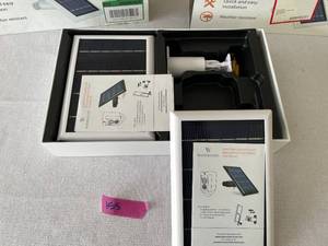 lot 155 image: Lot of 3, Two (2) Pack Ring Spotlight Solar Panels