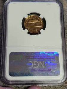 1960 LARGE DATE US MEMORIAL CENT MS67 RED NGC