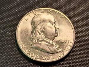 1949-S FRANKLIN HALF DOLLAR BU-UNC