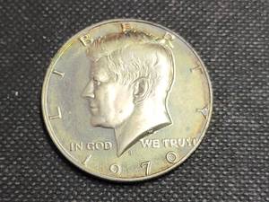 1970-S PROOF 40% SILVER KENNEDY HALF DOLLAR
